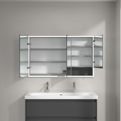 Villeroy & Boch My View+ szafka 120x16,8x75 cm z lustrem Graphite A48212VR