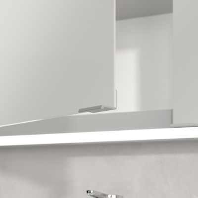 Villeroy & Boch My View+ szafka 130x16,8x75 cm z lustrem do zabudowy Wine Red A48213AH