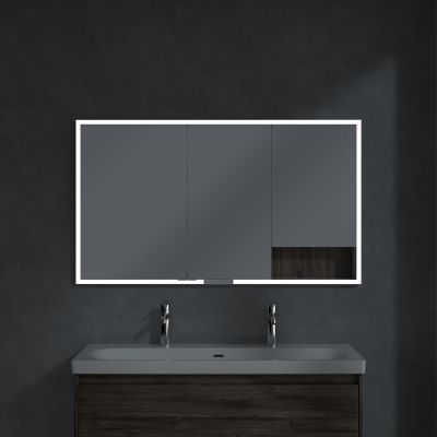 Villeroy & Boch My View+ szafka 130x16,8x75 cm z lustrem do zabudowy Stone Oak A48213RK