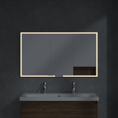 Villeroy & Boch My View+ szafka 130x16,8x75 cm z lustrem do zabudowy Arizona Oak A48213VH