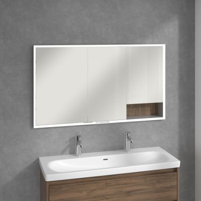 Villeroy & Boch My View+ szafka 130x16,8x75 cm z lustrem do zabudowy Arizona Oak A48213VH