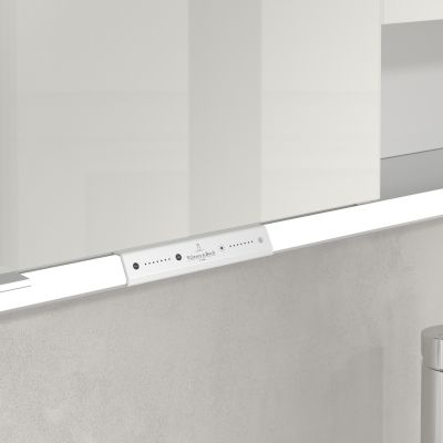 Villeroy & Boch My View+ szafka 140x16,8x75 cm z lustrem do zabudowy aluminium A4821400