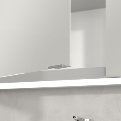 Villeroy & Boch My View+ szafka 140x16,8x75 cm z lustrem do zabudowy Soft Green A48214AF