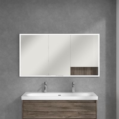 Villeroy & Boch My View+ szafka 140x16,8x75 cm z lustrem do zabudowy Stone Oak A48214RK