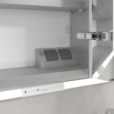 Villeroy & Boch My View+ szafka 140x16,8x75 cm z lustrem do zabudowy Brilliant White A48214VE