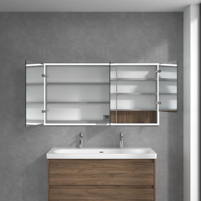 Villeroy & Boch My View+ szafka 140x16,8x75 cm z lustrem do zabudowy Arizona Oak A48214VH