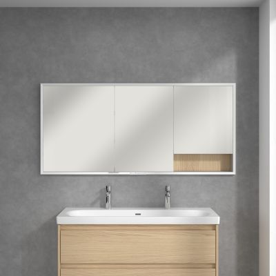 Villeroy & Boch My View+ szafka 160x16,8x75 cm z lustrem do zabudowy Nordic Oak A48216VJ