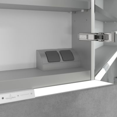 Villeroy & Boch My View+ szafka 160x16,8x75 cm z lustrem do zabudowy Nordic Oak A48216VJ