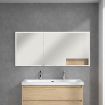 Villeroy & Boch My View+ szafka 160x16,8x75 cm z lustrem do zabudowy Nordic Oak A48216VJ