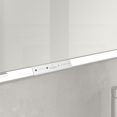 Villeroy & Boch My View+ szafka 160x16,8x75 cm z lustrem do zabudowy Graphite A48216VR