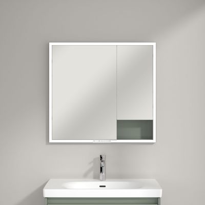 Villeroy & Boch My View+ szafka 80x16,8x75 cm z lustrem soft green A48280AF