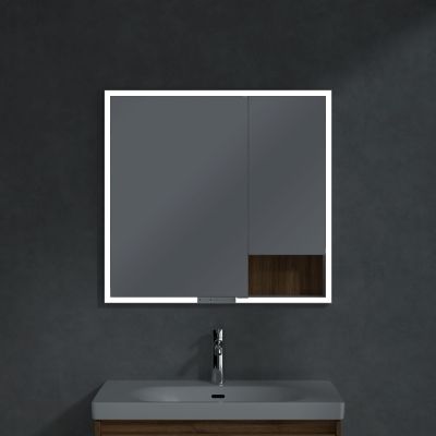 Villeroy & Boch My View+ szafka 80x16,8x75 cm z lustrem dąb kansas A48280RH