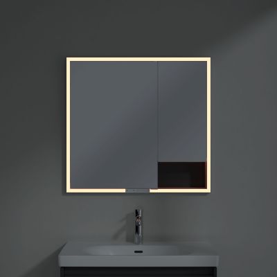 Villeroy & Boch My View+ szafka 80x16,8x75 cm z lustrem grafitowa A48280VR