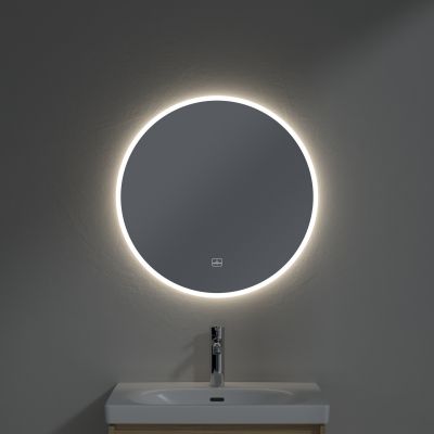 Villeroy & Boch More to See Lite+ lustro 65x65 cm okrągłe z oświetleniem A4846500