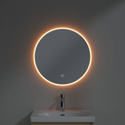 Villeroy & Boch More to See Lite+ lustro 65x65 cm okrągłe z oświetleniem A4846500