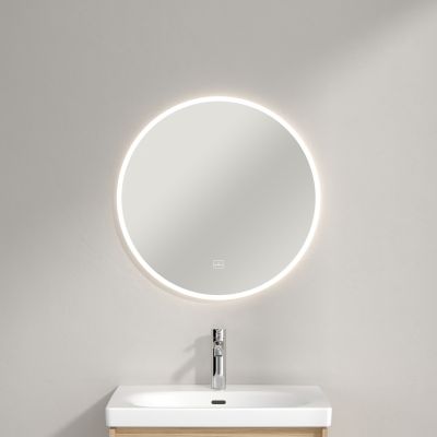 Villeroy & Boch More to See Lite+ lustro 65x65 cm okrągłe z oświetleniem A4846500