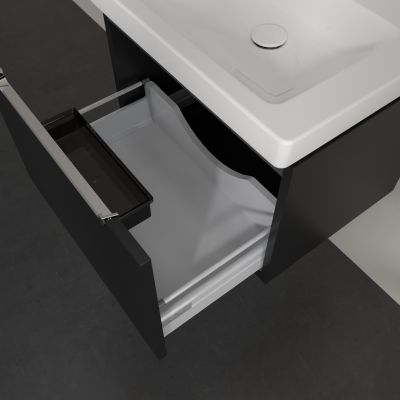 Villeroy & Boch Subway 2.0 szafka 58,7x45,4x42 cm podumywalkowa wisząca Volcano Black A68710VL