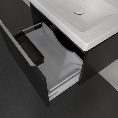 Villeroy & Boch Subway 2.0 szafka 63,7x45,4x42 cm podumywalkowa wisząca Volcano Black A68810VL