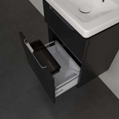 Villeroy & Boch Subway 2.0 szafka 44x35,2x59 cm podumywalkowa wisząca Volcano Black A90610VL