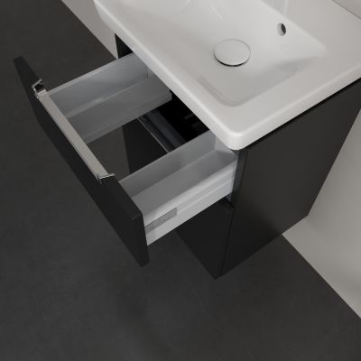Villeroy & Boch Subway 2.0 szafka 44x35,2x59 cm podumywalkowa wisząca Volcano Black A90610VL