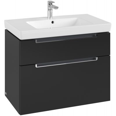 Villeroy & Boch Subway 2.0 szafka 78,7x44,9x59 cm podumywalkowa wisząca Volcano Black A91410VL