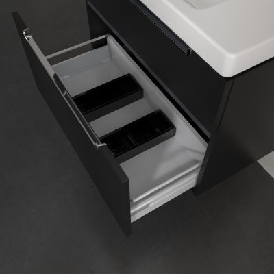 Villeroy & Boch Subway 2.0 szafka 78,7x44,9x59 cm podumywalkowa wisząca Volcano Black A91410VL