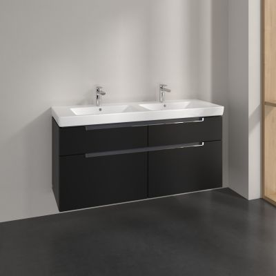 Villeroy & Boch Subway 2.0 szafka 128,7x44,9x59 cm podumywalkowa wisząca Volcano Black A91710VL