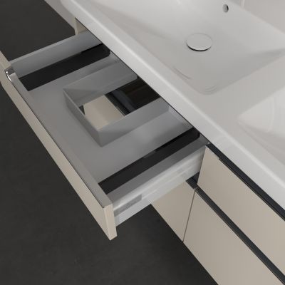 Villeroy & Boch Subway 2.0 szafka 128,7x44,9x59 cm podumywalkowa wisząca Cashmere Grey A91710VN