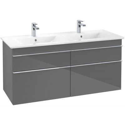 Villeroy & Boch Venticello szafka 125,3 cm podumywalkowa wisząca Glossy Grey A93001FP