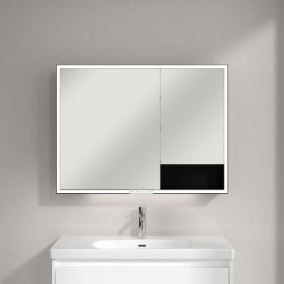 Villeroy & Boch My View+ szafka 100x16,8x75 cm z lustrem aluminium B4811000