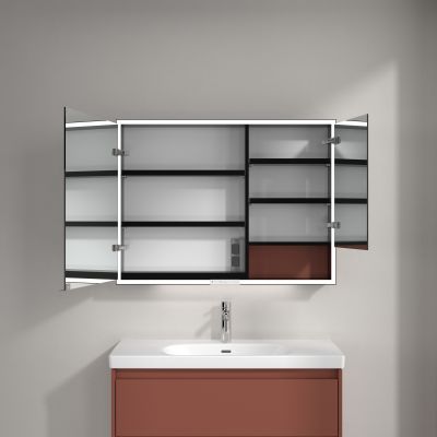 Villeroy & Boch My View+ szafka 100x16,8x75 cm z lustrem Wine Red B48110AH