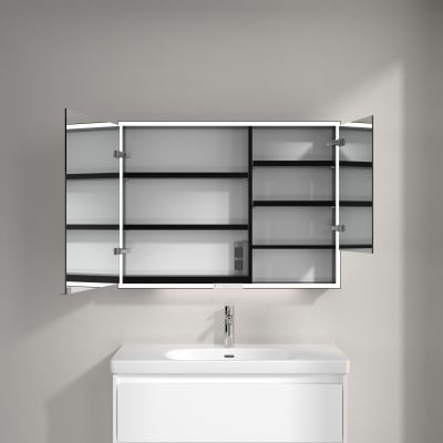 Villeroy & Boch My View+ szafka 100x16,8x75 cm z lustrem Brilliant White B48110VE