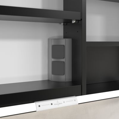 Villeroy & Boch My View+ szafka 100x16,8x75 cm z lustrem Volcano Black B48110VL