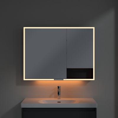 Villeroy & Boch My View+ szafka 100x16,8x75 cm z lustrem Graphite B48110VR