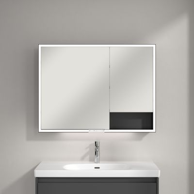 Villeroy & Boch My View+ szafka 100x16,8x75 cm z lustrem Graphite B48110VR