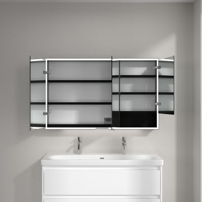 Villeroy & Boch My View+ szafka 120x16,8x75 cm z lustrem aluminium B4811200