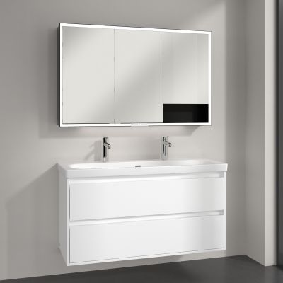 Villeroy & Boch My View+ szafka 120x16,8x75 cm z lustrem aluminium B4811200