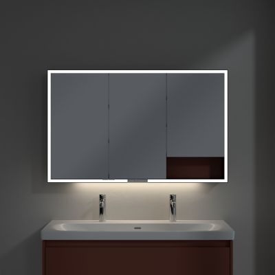 Villeroy & Boch My View+ szafka 120x16,8x75 cm z lustrem Wine Red B48112AH