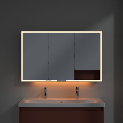 Villeroy & Boch My View+ szafka 120x16,8x75 cm z lustrem Wine Red B48112AH