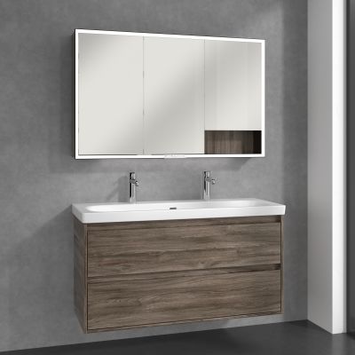 Villeroy & Boch My View+ szafka 120x16,8x75 cm z lustrem Stone Oak B48112RK