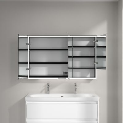 Villeroy & Boch My View+ szafka 120x16,8x75 cm z lustrem Brilliant White B48112VE