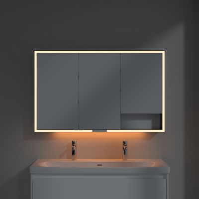 Villeroy & Boch My View+ szafka 120x16,8x75 cm z lustrem Pure White B48112VF