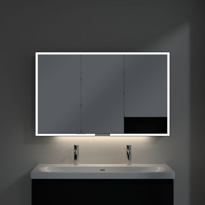 Villeroy & Boch My View+ szafka 120x16,8x75 cm z lustrem Volcano Black B48112VL