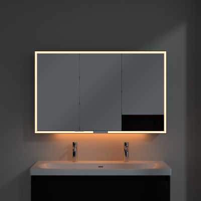 Villeroy & Boch My View+ szafka 120x16,8x75 cm z lustrem Volcano Black B48112VL