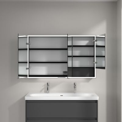 Villeroy & Boch My View+ szafka 120x16,8x75 cm z lustrem Graphite B48112VR