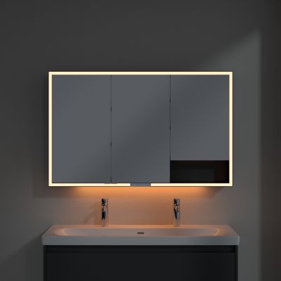 Villeroy & Boch My View+ szafka 120x16,8x75 cm z lustrem Graphite B48112VR