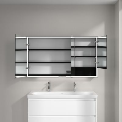 Villeroy & Boch My View+ szafka 130x16,8x75 cm z lustrem aluminium B4811300