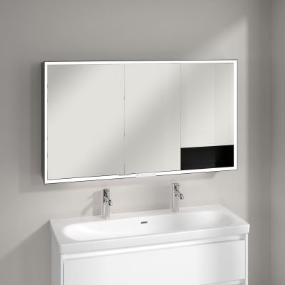 Villeroy & Boch My View+ szafka 130x16,8x75 cm z lustrem aluminium B4811300