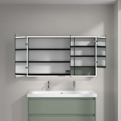 Villeroy & Boch My View+ szafka 130x16,8x75 cm z lustrem Soft Green B48113AF