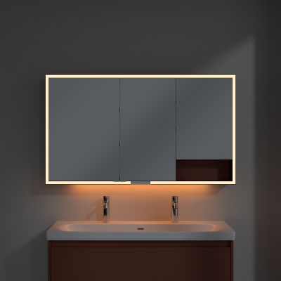 Villeroy & Boch My View+ szafka 130x16,8x75 cm z lustrem Wine Red B48113AH